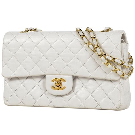 chanel handbag white|chanel white bag price.